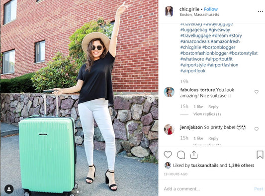 I love a good luggage bag I mean who doesn’t especially when the colour is so appealing 💕