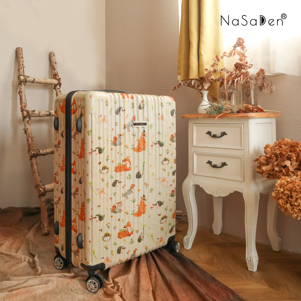 【NaSaDen】Dream Limited Pattern Printed 22" Carry on / 26" / 29" Checked Zipper Luggage