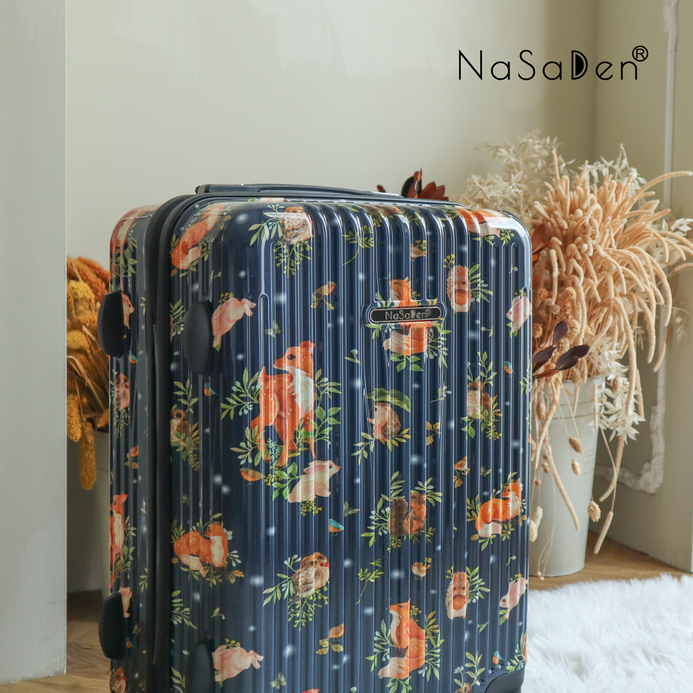 【NaSaDen】Hope Limited Pattern Printed 22" Carry on / 29" Checked Zipper Luggage