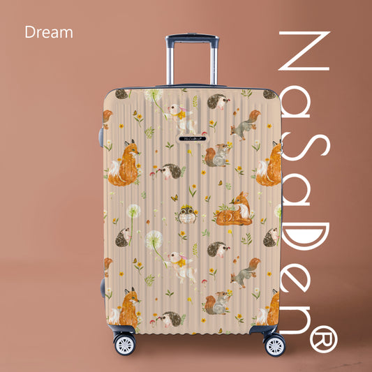 【NaSaDen】Dream Limited Pattern Printed 22" Carry on / 26" / 29" Checked Zipper Luggage