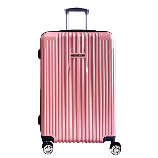 NaSaDen [ Crystal Pink ] 26" Checked/ 29" Checked Zipper Luggage