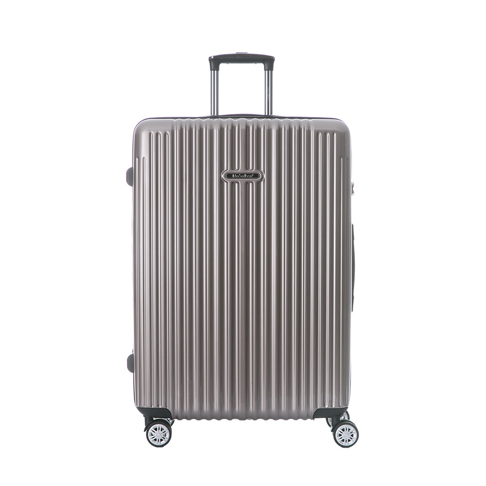 NaSaDen [ Tamlin Camel Gold ] 29" Checked Zipper Luggage In Stock