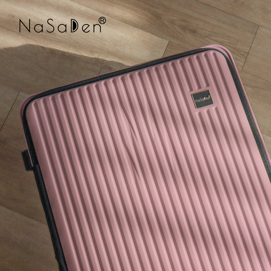 【NaSaDen】Rhein Series Crystal Pink 25" / 29"  Front Opening Luggage