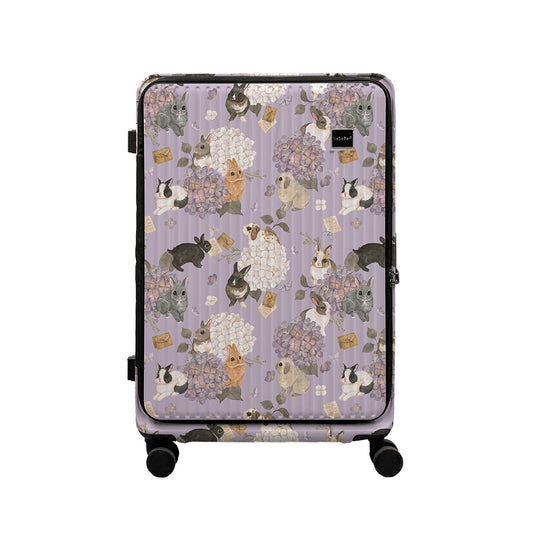 【NaSaDen】Rhein Series Purple Rabbit 25"/29"  Front Opening Luggage