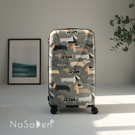 NaSaDen Hohenzollern Series Limited Edition [Dachshund] 29" Pickup extendable suitcase/ Large checked luggage