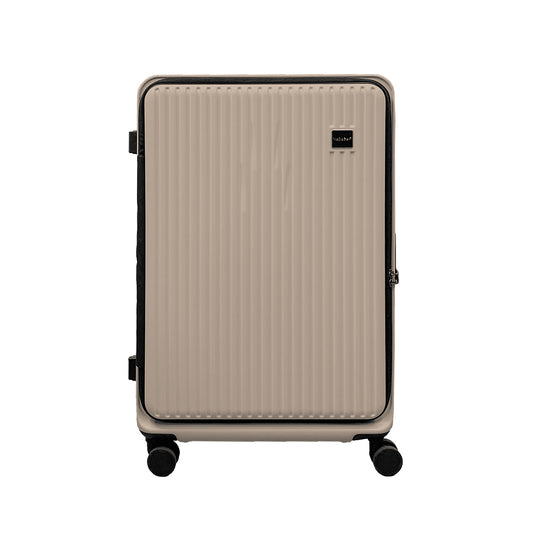 【NaSaDen】Rhein Series Camel Gold 25" / 29"  Front Opening Luggage