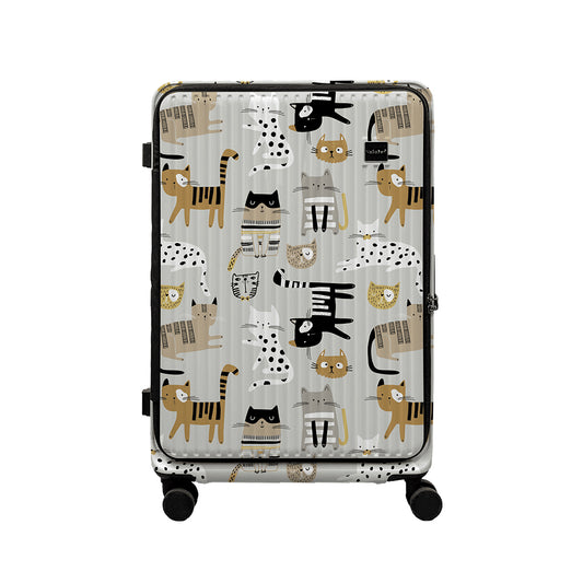 【NaSaDen】Rhein Series Stripe Cat 25" / 29"  Front Opening Luggage