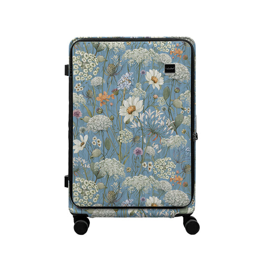 【NaSaDen】Rhein Series Salvia Blue 25" / 29"  Front Opening Luggage
