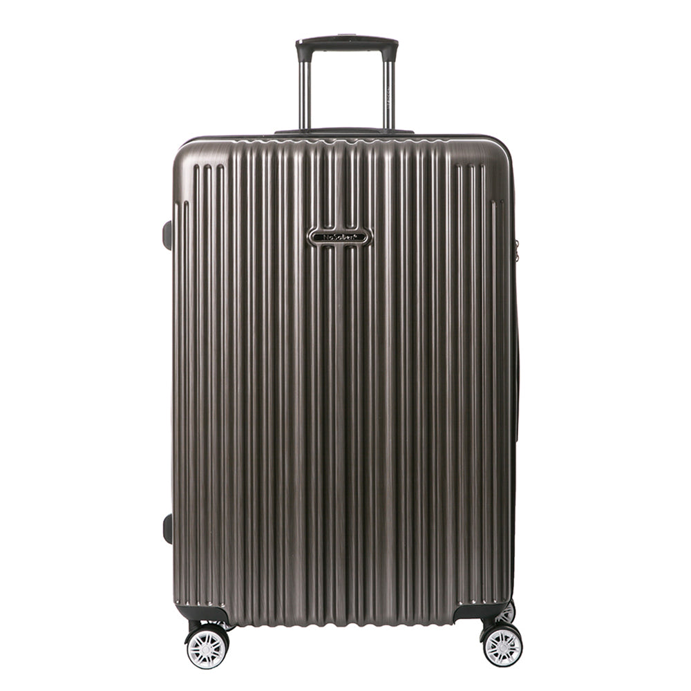 NaSaDen [ Mirow Titanium ] 26" Checked/ 29" Checked Zipper Luggage