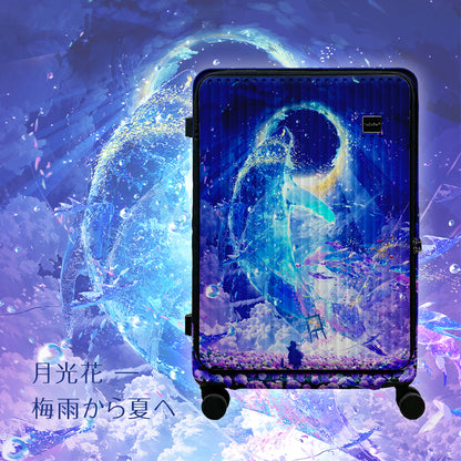 德國NaSaDen納莎登前開行李箱【Makoron空に浮かぶ海物語】第一波聯名印花拉鍊行李箱29吋(早鳥預購中)
