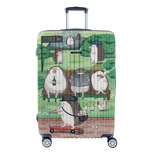 NaSaDen [ Hedgehog Park ] 22" Carry on/26" Checked/ 29" Checked Zipper Luggage